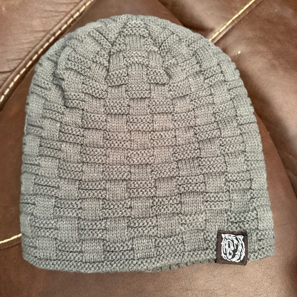 Gray Knit Beanie